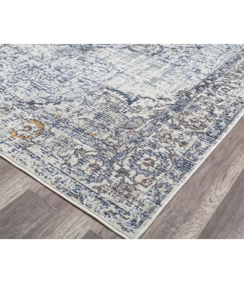 Rugs America Preston RA30154 Gray Area Rug 2 ft. 6 in. x 4 ft. Rectangle