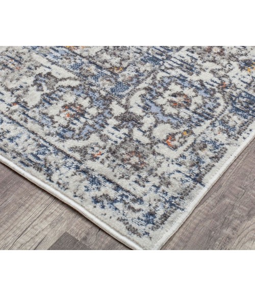 Rugs America Preston RA30154 Gray Area Rug 2 ft. 6 in. x 4 ft. Rectangle