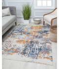 Rugs America Preston RA30174 Blue Area Rug 2 ft. 6 in. x 4 ft. Rectangle