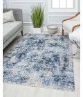 Rugs America Preston RA30185 Blue Rugs America Preston RA30185 Blue Area Rug 8 ft. x 10 ft. Rectangle