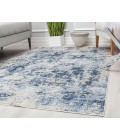 Rugs America Preston RA30185 Blue Rugs America Preston RA30185 Blue Area Rug 8 ft. x 10 ft. Rectangle