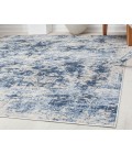 Rugs America Preston RA30185 Blue Rugs America Preston RA30185 Blue Area Rug 8 ft. x 10 ft. Rectangle