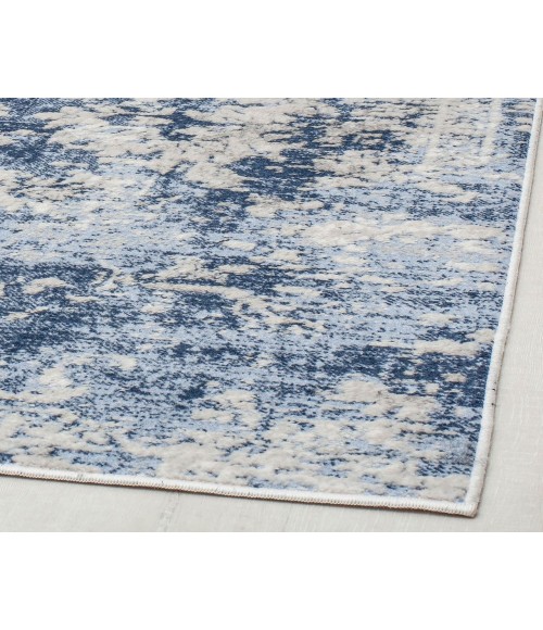 Rugs America Preston RA30185 Blue Rugs America Preston RA30185 Blue Area Rug 8 ft. x 10 ft. Rectangle