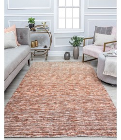 Rugs America Raven RW10A Copper Solid Bohemian Orange Area Rug, 8 ft. 0 in. X 10 ft. 0 in.