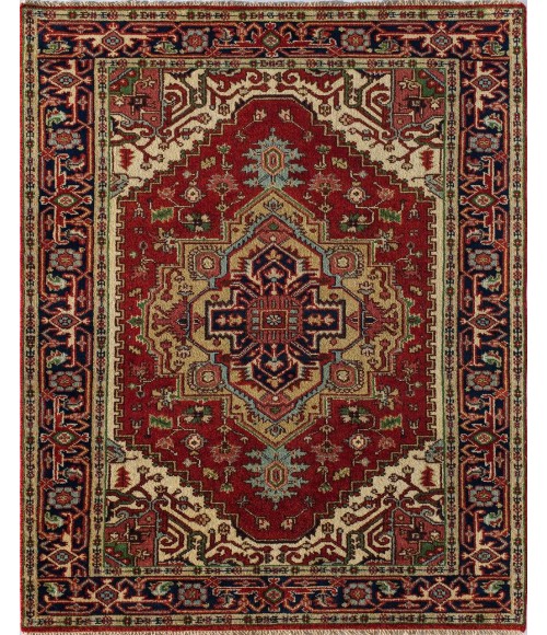 Rugs America Ovalle RA27522 Burgundy Area Rug 2 ft. 6 in. x 6 ft. Rectangle