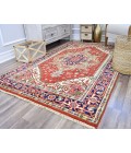 Rugs America Ovalle RA27522 Burgundy Area Rug 2 ft. 6 in. x 6 ft. Rectangle
