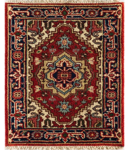 Rugs America Ovalle RA27522 Burgundy Area Rug 2 ft. 6 in. x 6 ft. Rectangle