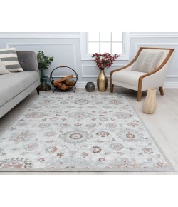 Rugs America Silas RA31019 Gray Area Rug 5 ft. x 7 ft. Rectangle