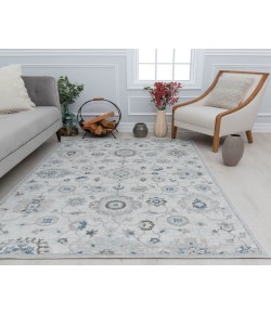 Rugs America Silas RA31023 Gray Area Rug 5 ft. x 7 ft. Rectangle