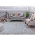 Rugs America Silas RA31039 Gray Area Rug 5 ft. x 7 ft. Rectangle