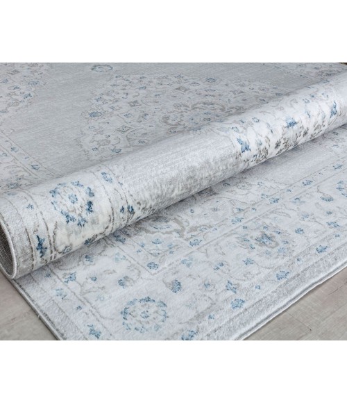 Rugs America Silas RA31039 Gray Area Rug 5 ft. x 7 ft. Rectangle