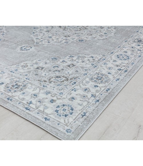 Rugs America Silas RA31039 Gray Area Rug 5 ft. x 7 ft. Rectangle