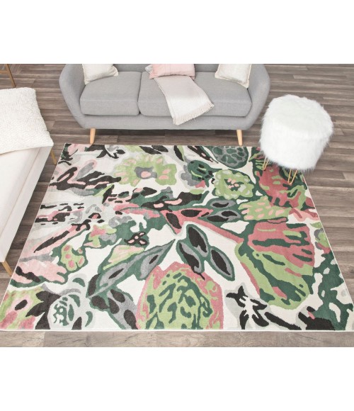 Rugs America Hanna RA28470 White Rugs America Hanna RA28470 White Area Rug 2 ft. x 4 ft. Rectangle