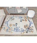 Rugs America Hanna RA28483 White Rugs America Hanna RA28483 White Area Rug 5 ft. x 7 ft. Rectangle