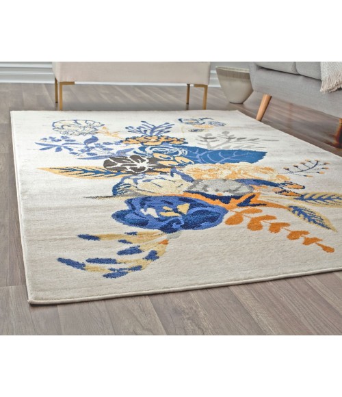 Rugs America Hanna RA30515 Beige Area Rug 9 ft. x 12 ft. Rectangle