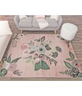 Rugs America Hanna RA28525 Pink Area Rug 5 ft. x 7 ft. Rectangle