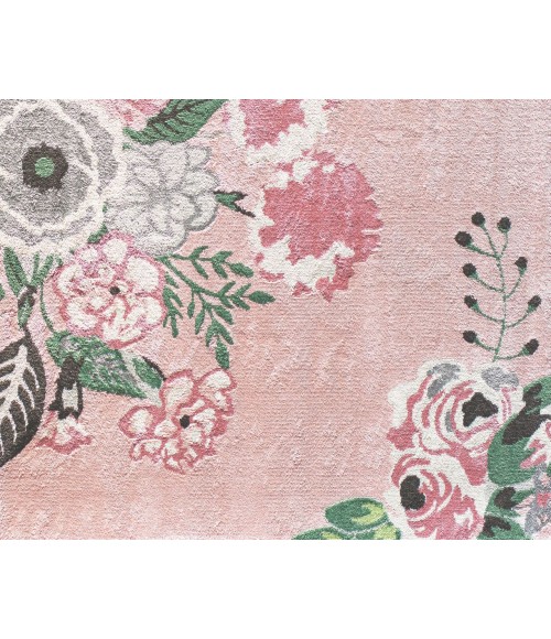 Rugs America Hanna RA28525 Pink Area Rug 5 ft. x 7 ft. Rectangle