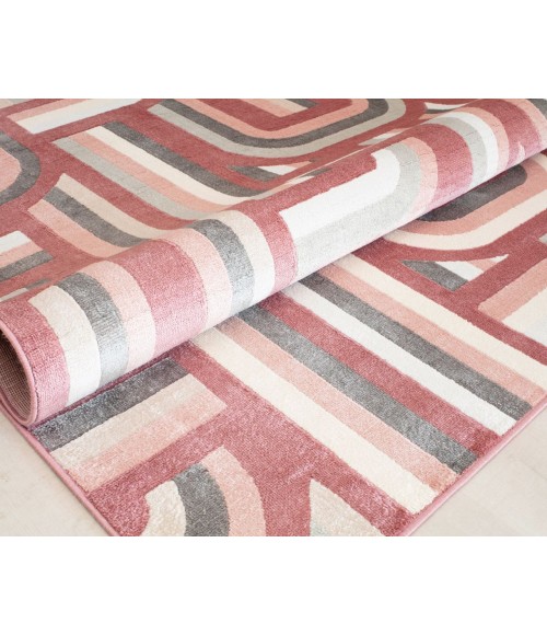 Elizabeth Sutton Vela RA32165 Burgundy Area Rug 2 ft. x 4 ft. Rectangle