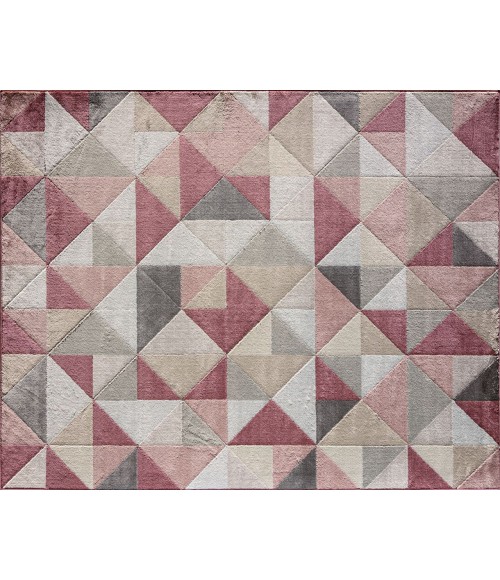 Elizabeth Sutton Vela RA32190 Burgundy Area Rug 5 ft. x 7 ft. Rectangle