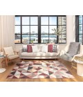 Elizabeth Sutton Vela RA32190 Burgundy Area Rug 5 ft. x 7 ft. Rectangle