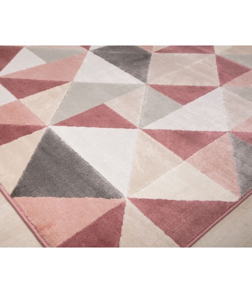 Elizabeth Sutton Vela RA32190 Burgundy Area Rug 5 ft. x 7 ft. Rectangle