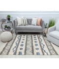 Rugs America Yasmin RA32001 Gray Area Rug 8 ft. x 10 ft. Rectangle