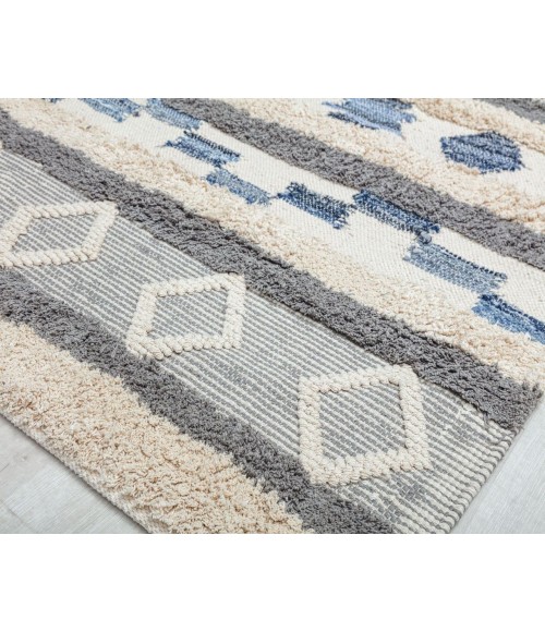 Rugs America Yasmin RA32001 Gray Area Rug 8 ft. x 10 ft. Rectangle
