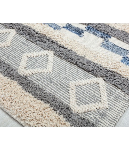 Rugs America Yasmin RA32001 Gray Area Rug 8 ft. x 10 ft. Rectangle