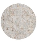 Safavieh Adrianna ADN204 Blue / Gold 6'-7" X 6'-7" Round Area Rug