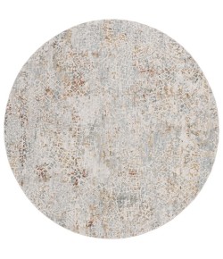 Safavieh Adrianna ADN204 Blue / Gold 6'-7" X 6'-7" Round Area Rug