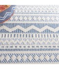Safavieh Alamo ALM716 Blue / Ivory 6'-7" X 6'-7" Round Area Rug