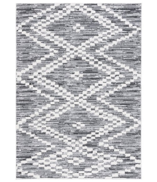 Safavieh Alamo Area Rug ALM717H-4 Safavieh Alamo ALM717 Charcoal / Ivory 4' X 6' Rectangle Area Rug