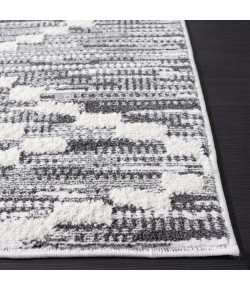 Safavieh Alamo ALM717 Charcoal / Ivory 2'-2" X 8' Runner Area Rug
