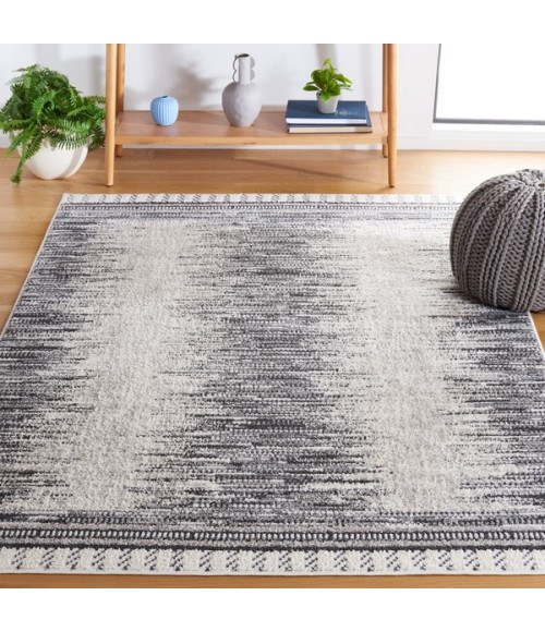 Safavieh Alamo ALM732 Grey / Charcoal 6'-7" X 6'-7" Square Area Rug