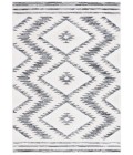 Safavieh Alamo Area Rug ALM737H-5 Safavieh Alamo ALM737 Ivory / Charcoal 5'-3" X 7'-6" Rectangle Area Rug