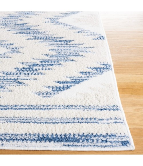 Safavieh Alamo Area Rug ALM737M-28 Safavieh Alamo ALM737 Ivory / Blue 2'-2" X 8' Runner Area Rug