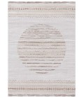 Safavieh Alamo Area Rug ALM775T-4 Safavieh Alamo ALM775 Ivory / Brown 4' X 6' Rectangle Area Rug