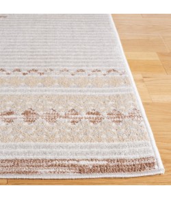 Safavieh Alamo ALM775 Ivory / Brown 2'-2" X 8' Runner Area Rug