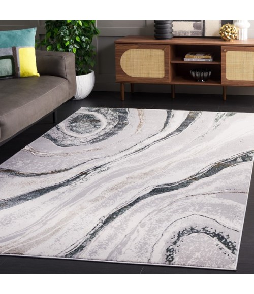 Safavieh Alenia ALN103 Grey / Ivory 9' X 12' Rectangle Area Rug