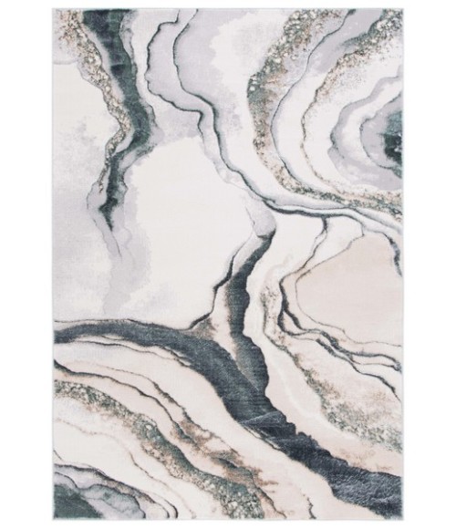 Safavieh Alenia ALN104 Grey / Blue 7'-9" x 9'-6" Rectangle Area Rug