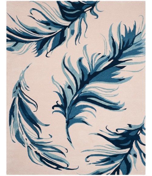Safavieh Allure ALR121 Beige / Blue 4' X 6' Rectangle Area Rug