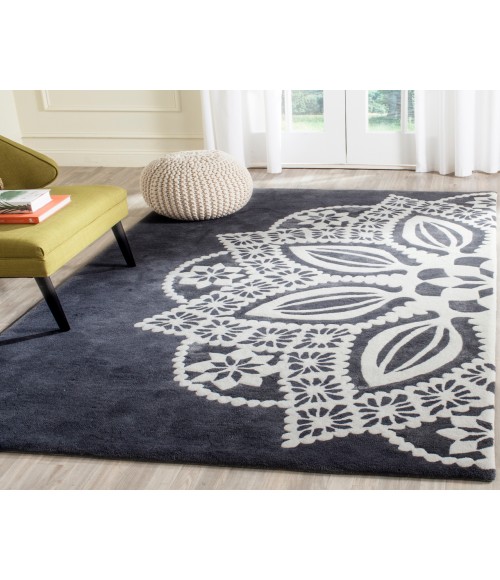Safavieh Allure ALR122 Grey / Ivory 5' X 8' Rectangle Area Rug
