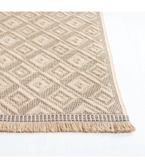Safavieh Aspect APE410 Natural / Ivory 5'-3" X 7'-6" Rectangle Area Rug