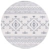 Safavieh Arizona ARZ104 Beige / Charcoal 6' X 6' Round Area Rug
