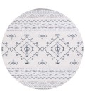 Safavieh Arizona ARZ104 Beige / Charcoal 6' X 6' Round Area Rug