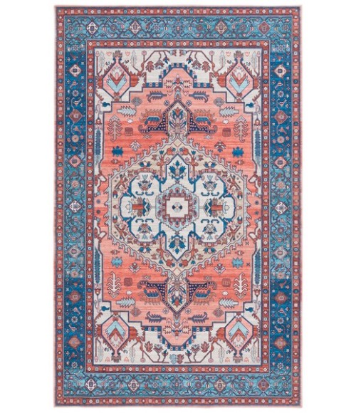 Safavieh Arizona ARZ105 Rust / Navy 5' X 8' Rectangle Area Rug