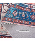 Safavieh Arizona ARZ105 Rust / Navy 5' X 8' Rectangle Area Rug