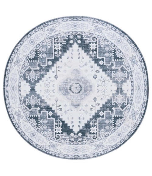 Safavieh Arizona ARZ107 Grey Green / Ivory 6' X 6' Round Area Rug