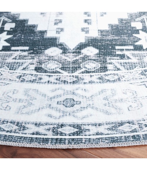 Safavieh Arizona ARZ107 Grey Green / Ivory 6' X 6' Round Area Rug