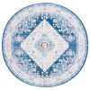 Safavieh Arizona ARZ107 Navy / Ivory 6' X 6' Round Area Rug